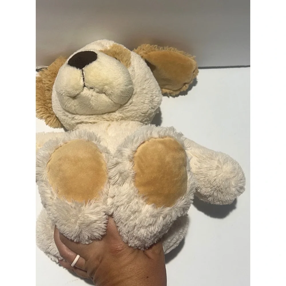 Tempur-Pedic Plush Blonde Puppy Dog Mary Meyer Memory Foam Cream Tan Weight